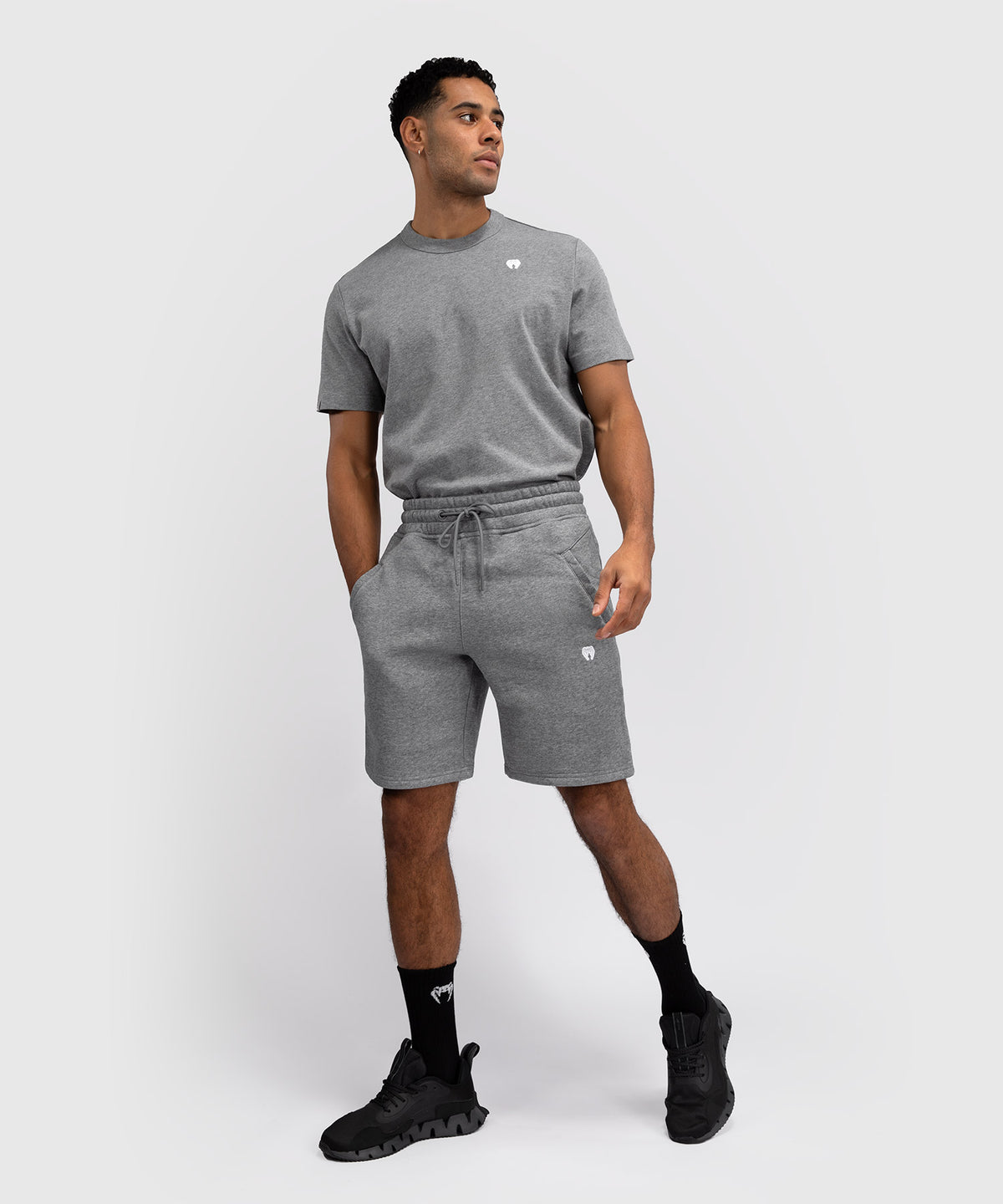 Venum Silent Power Pantalones Cortos de Algodón - Cloudy Grey