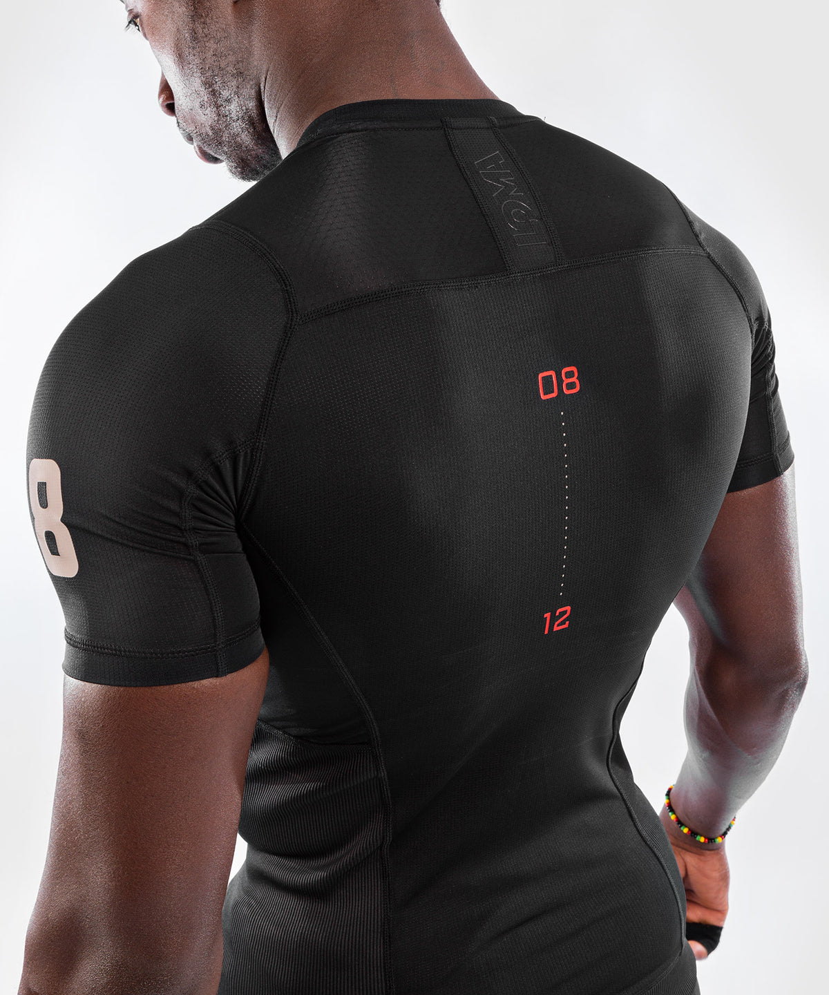Venum Loma 08-12 Kurzarm-Rashguard - Schwarz