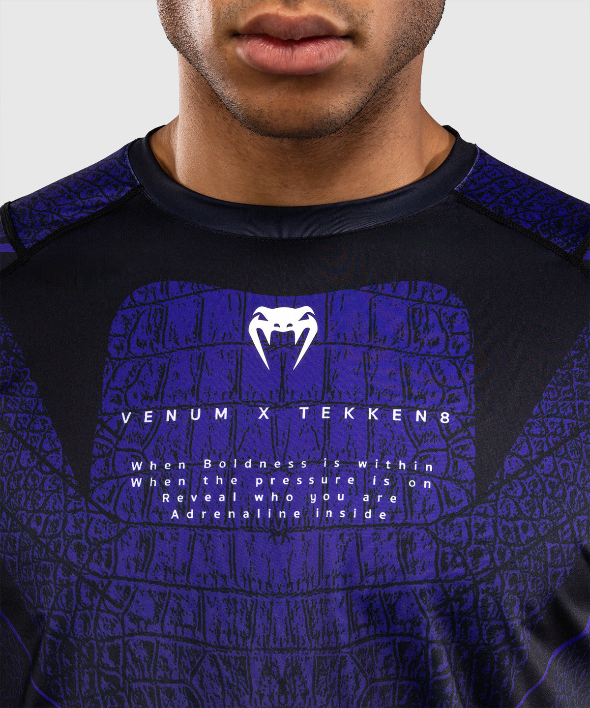 Venum x TEKKEN 8 Dry-Tech T-Shirt - Kazuya - Black/Purple