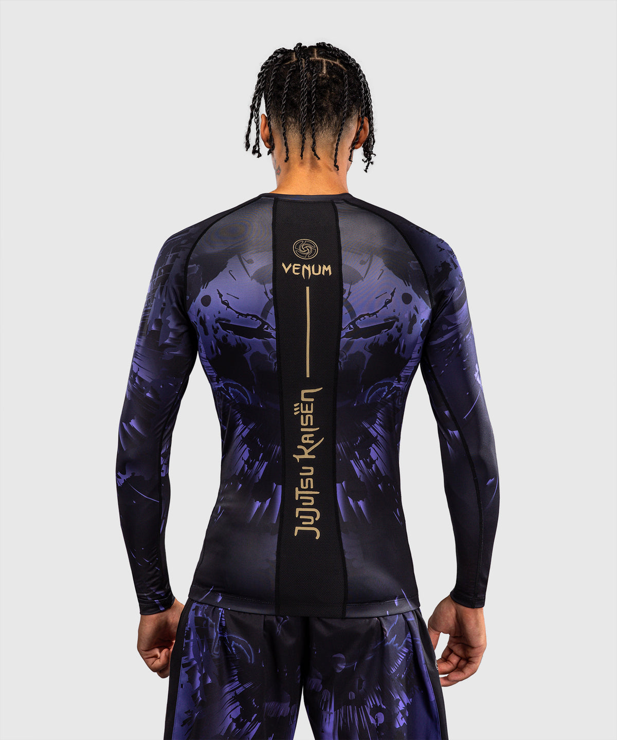Jujutsu Kaisen x Venum Gojo Langarm Rashguard – Lila