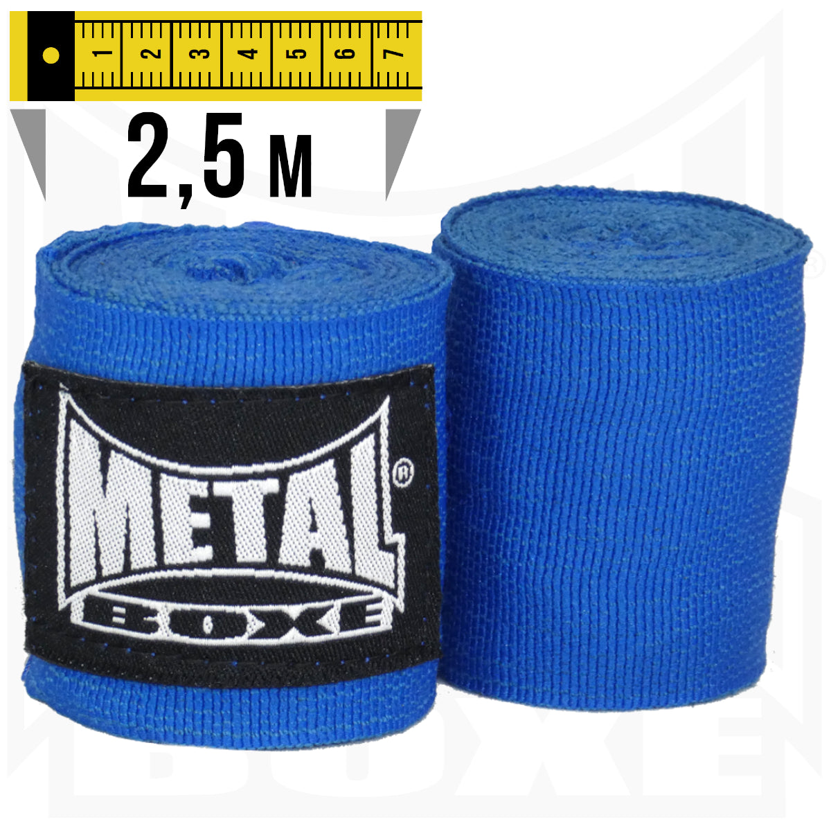 Metal Boxe Boxbandagen – 2,5 m – Blau