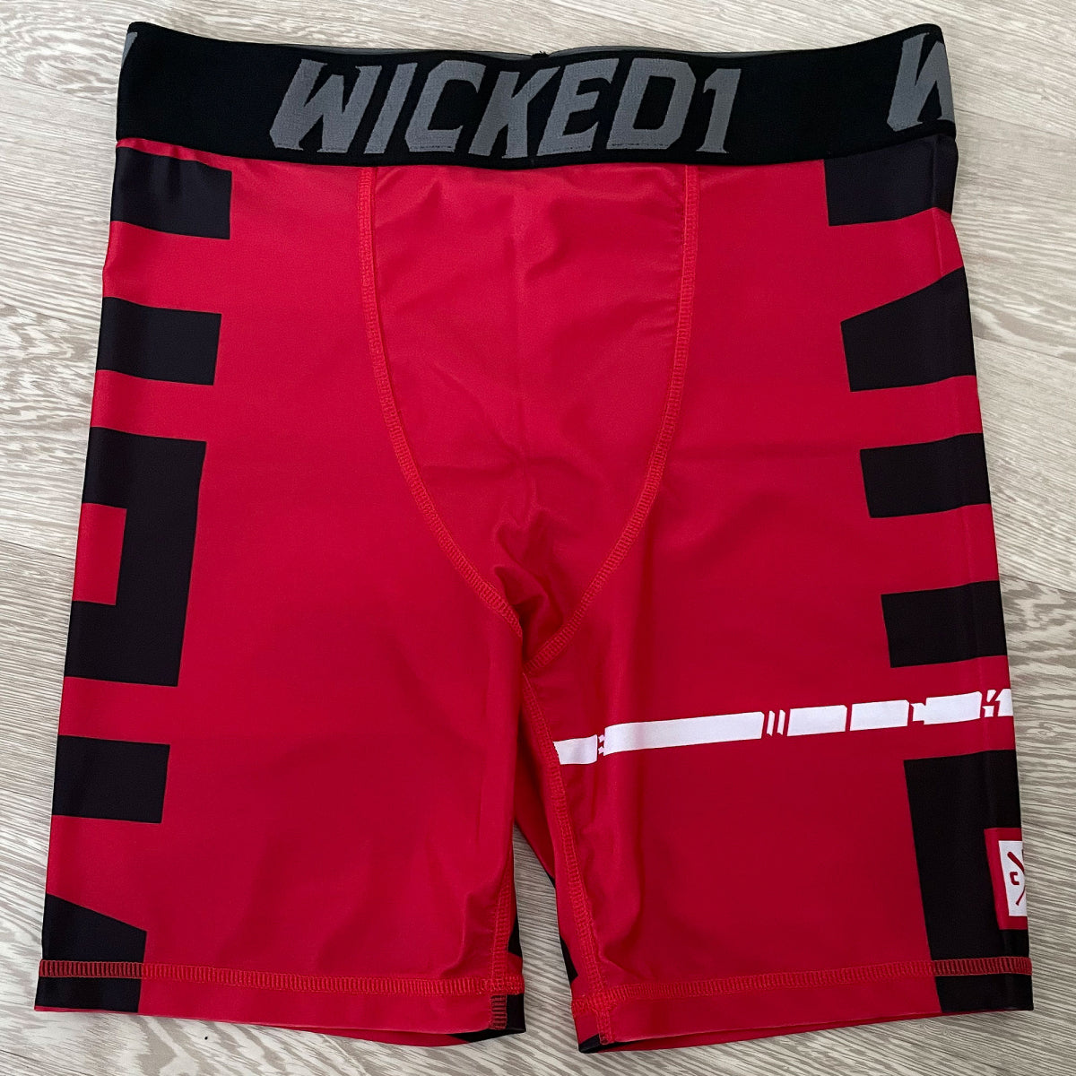 Wicked One Klaz Pantalones Cortos de Compresión - Rojo