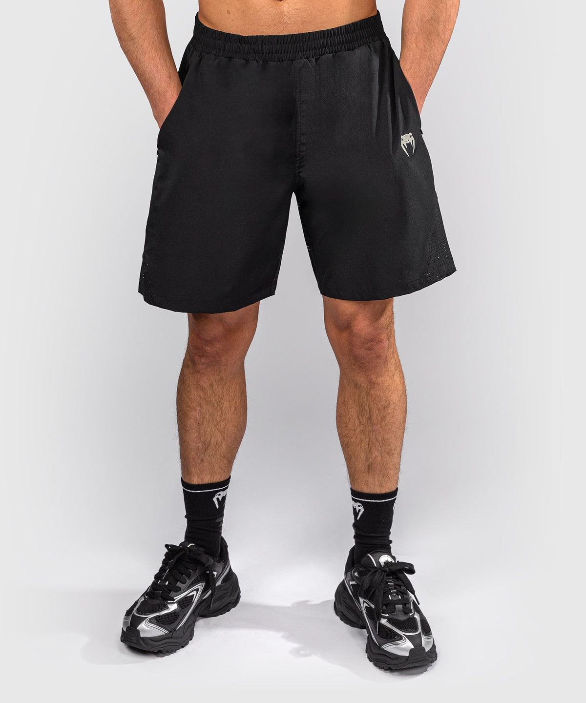 Venum Lazer Training Shorts - Black/Grey