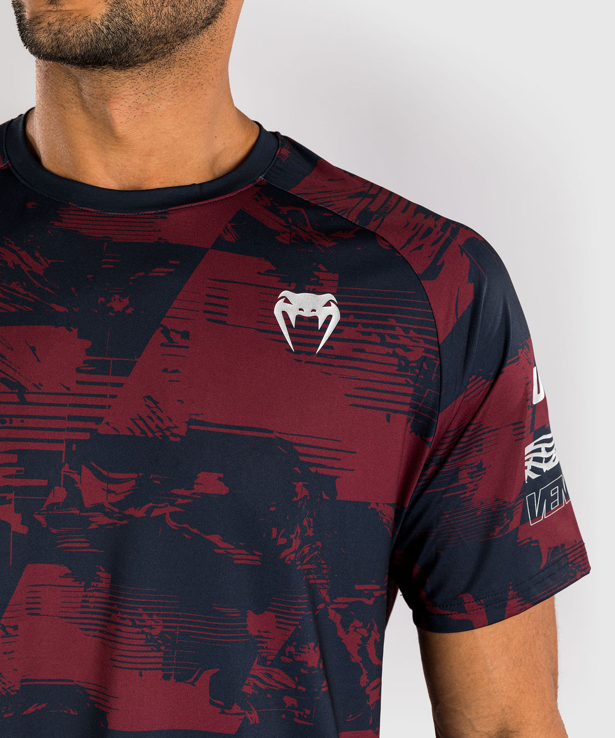 Men's UFC Zenith by Venum Burgundy Authentic Fight Week Performance Short Sleeve T-Shirt