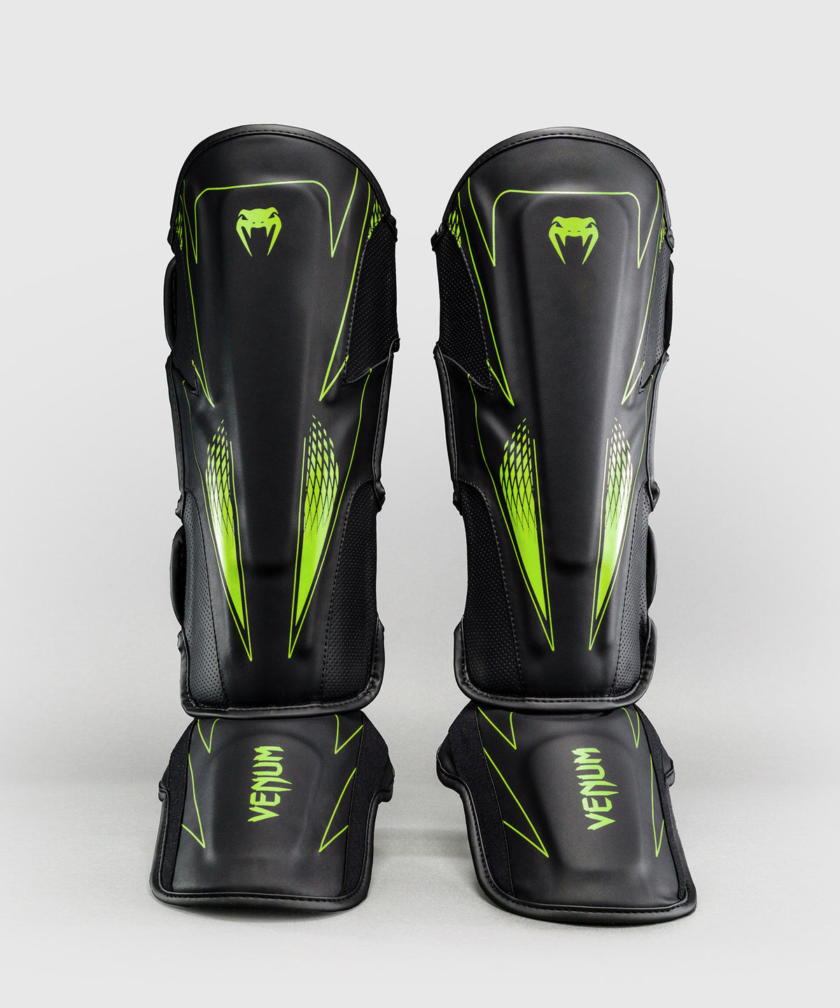 Venum Amazonia Reborn Espinilleras - Negro/Verde