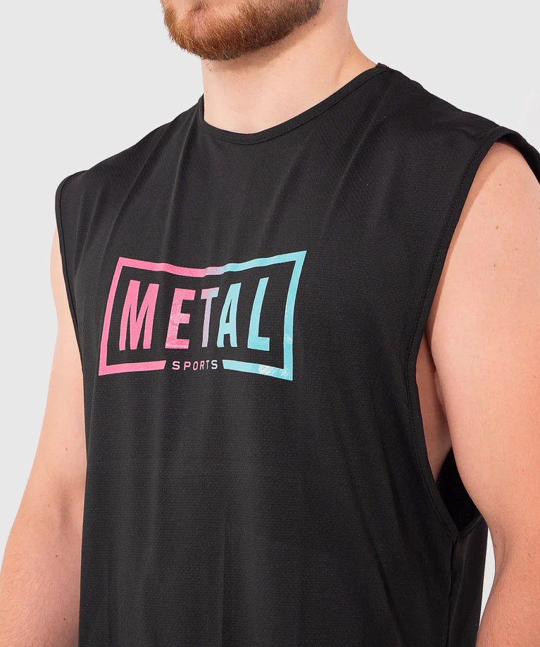 Metal Boxe Training Metal Miami Tank Top - Black