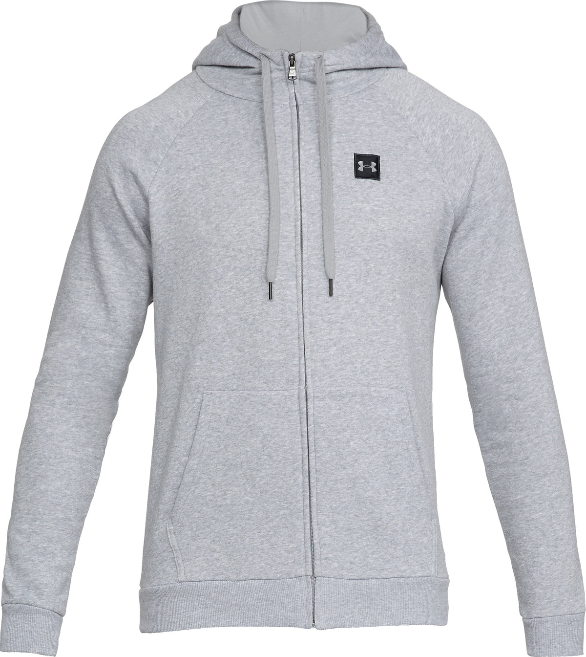 Under Armour Rival Fleece Fz Felpa con Cappuccio – Grigio