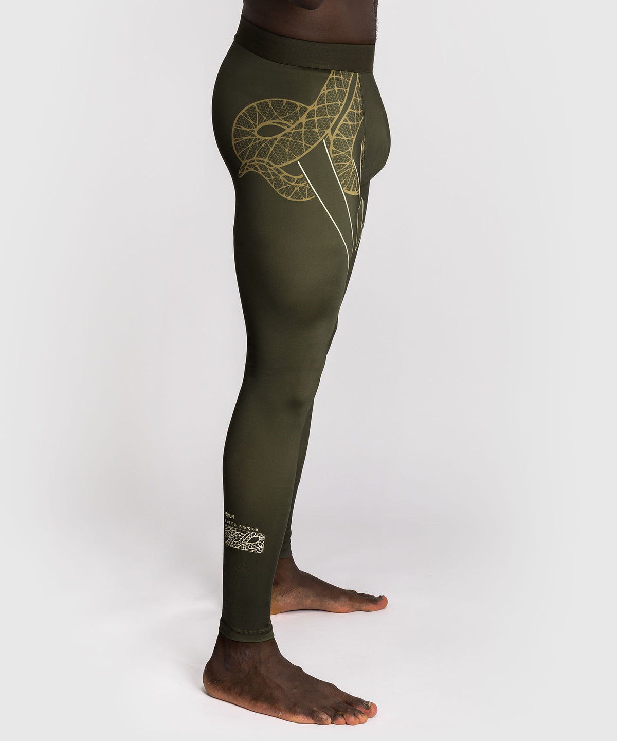 Venum Serpenti Pantaloni Compressivi – Kaki/Bronzo/Ivory