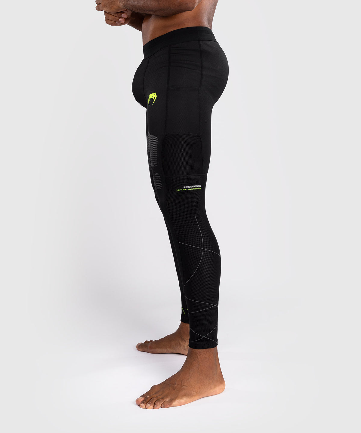 Pantalon de compression Venum Training Camp 4.0 - Noir/Vert Fluo