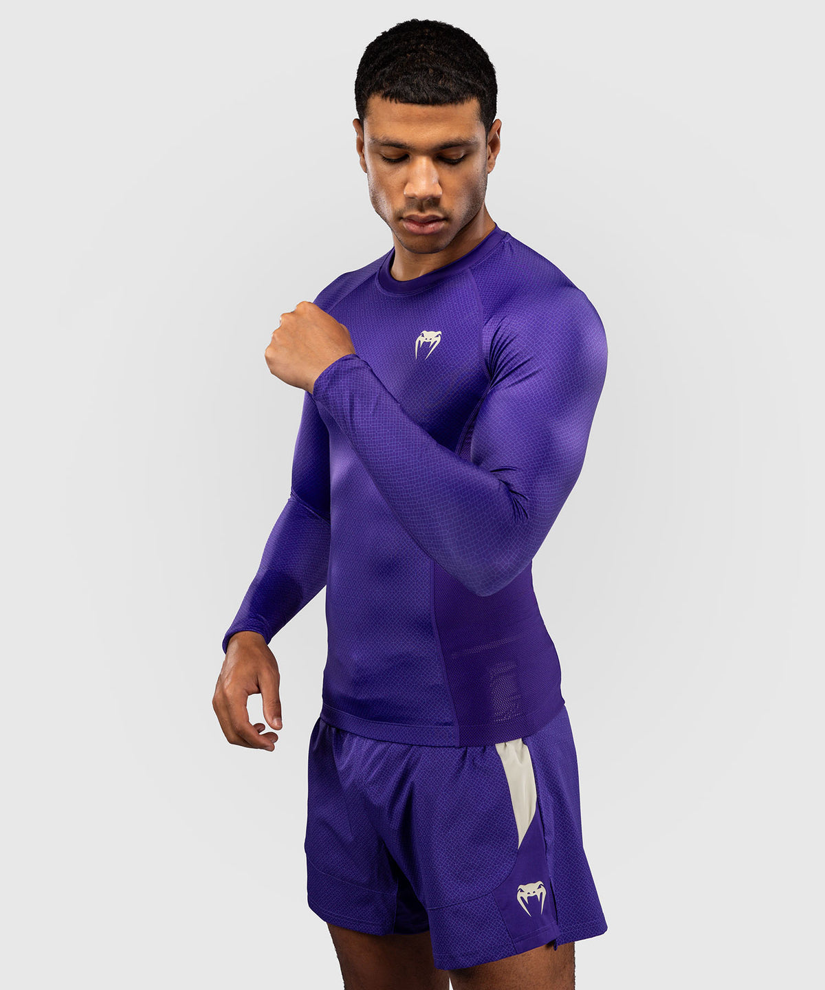 Venum x Roger Gracie Academy Long Sleeve Rashguard - Purple