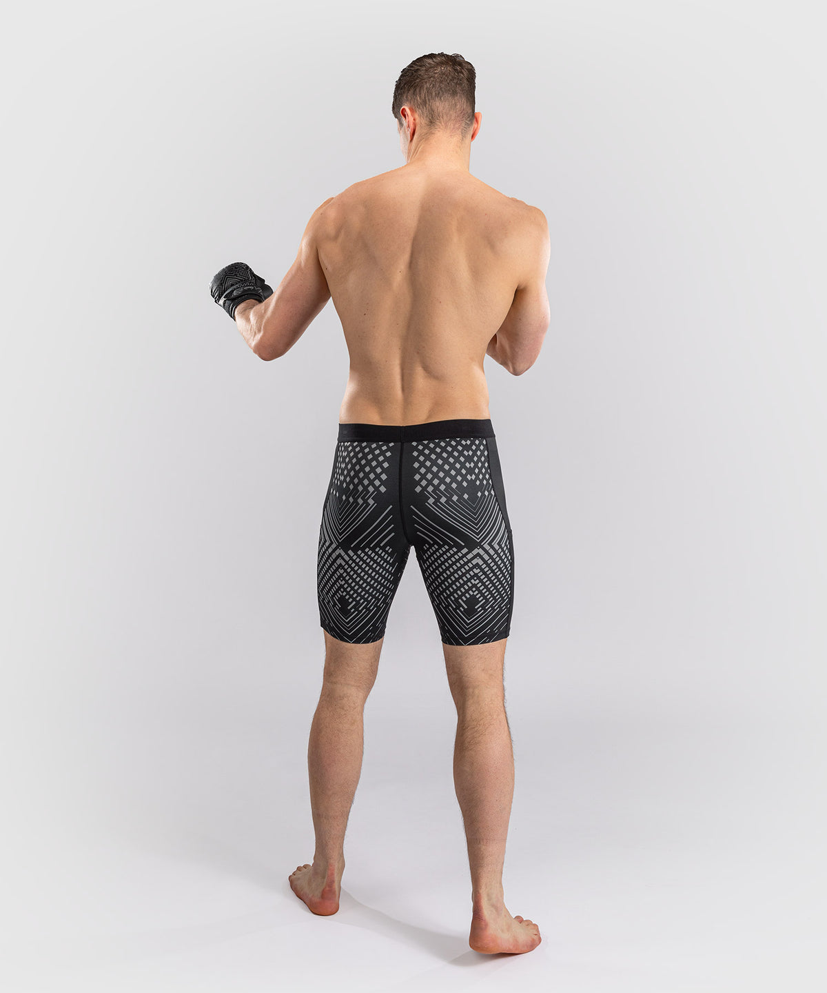 Short de Compression Venum Midnight Fury – Noir/Gris/Argent