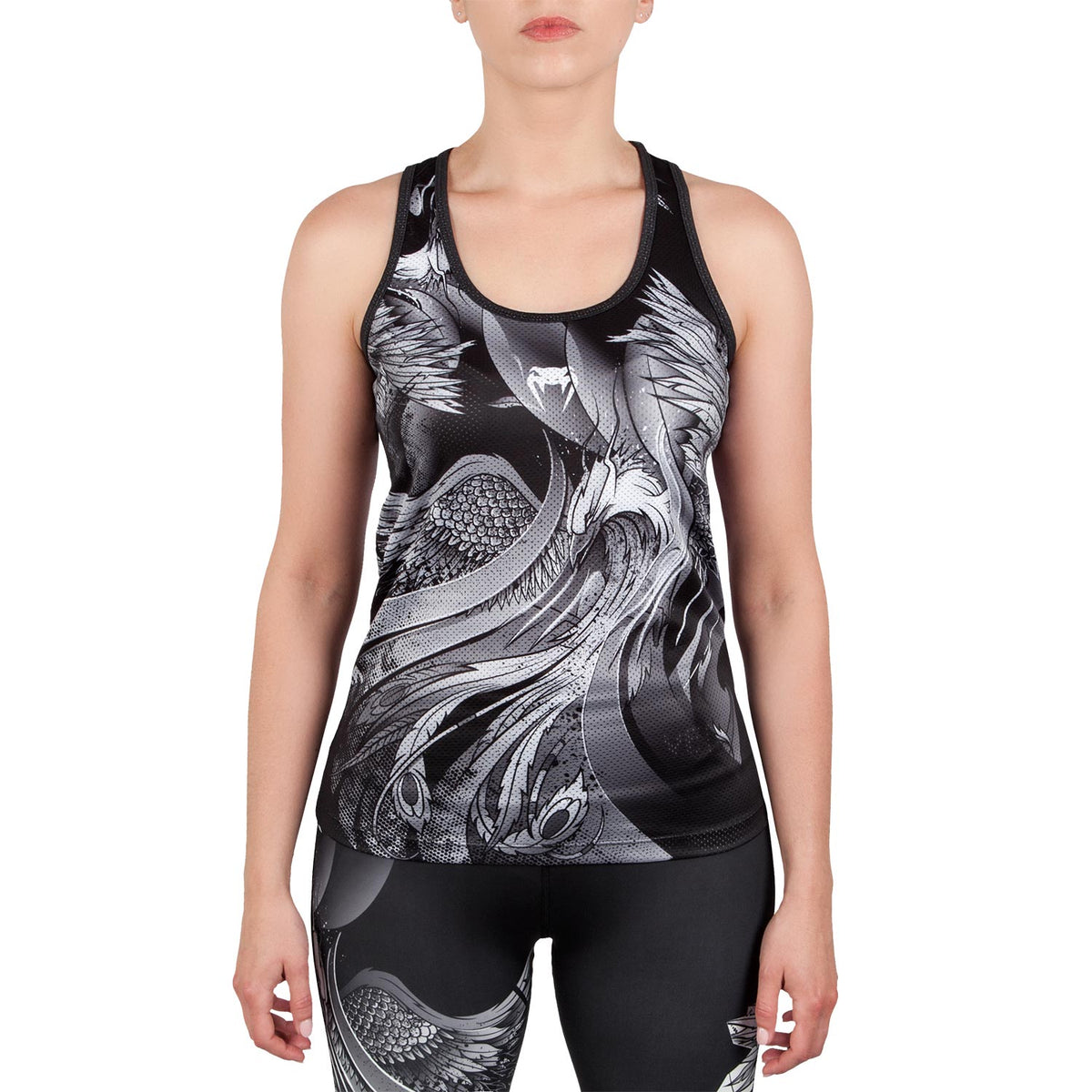 Venum Phoenix Tank Top - Schwarz/Weiß - Für Frauen
