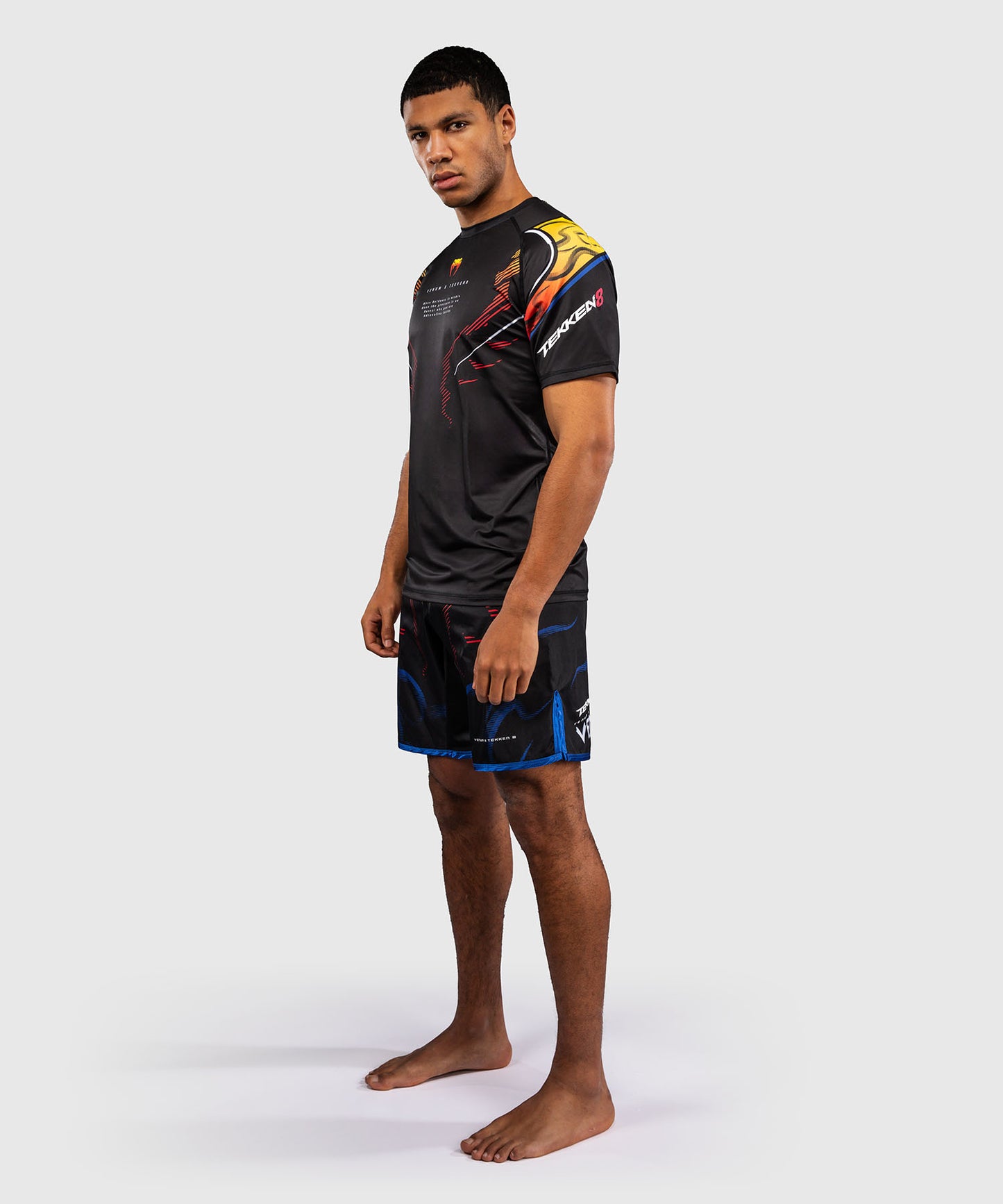 Venum x TEKKEN 8 Camiseta Dry Tech Yoshimitsu - Negro/Naranja