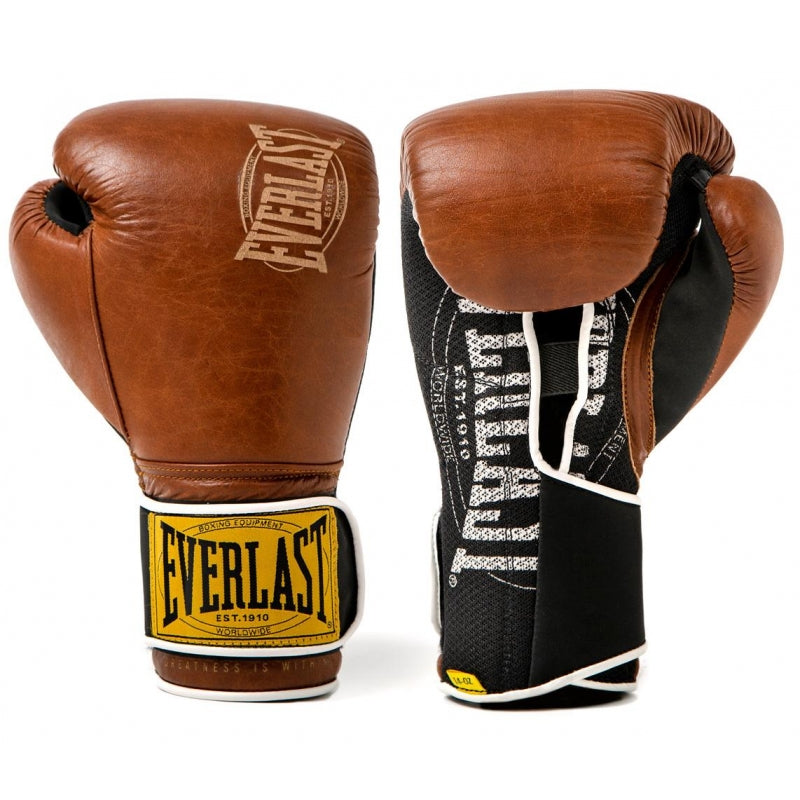 Everlast 1910 Training Guantes de Boxeo - Marrón