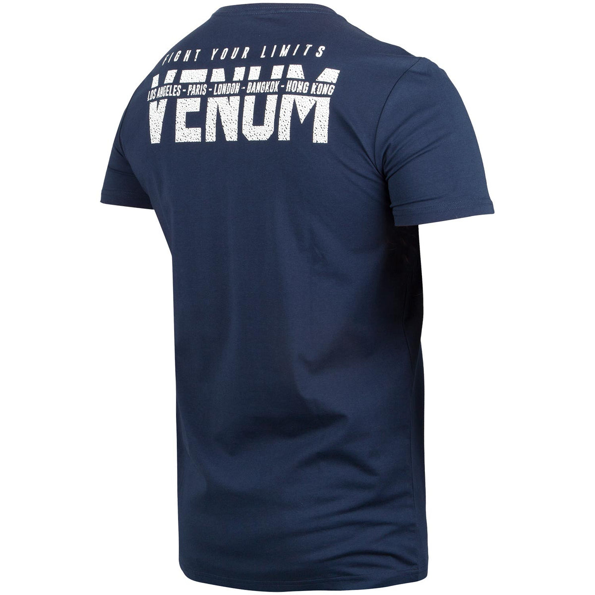 Camiseta Venum Mangas cortas - Azul Marino/Blanco