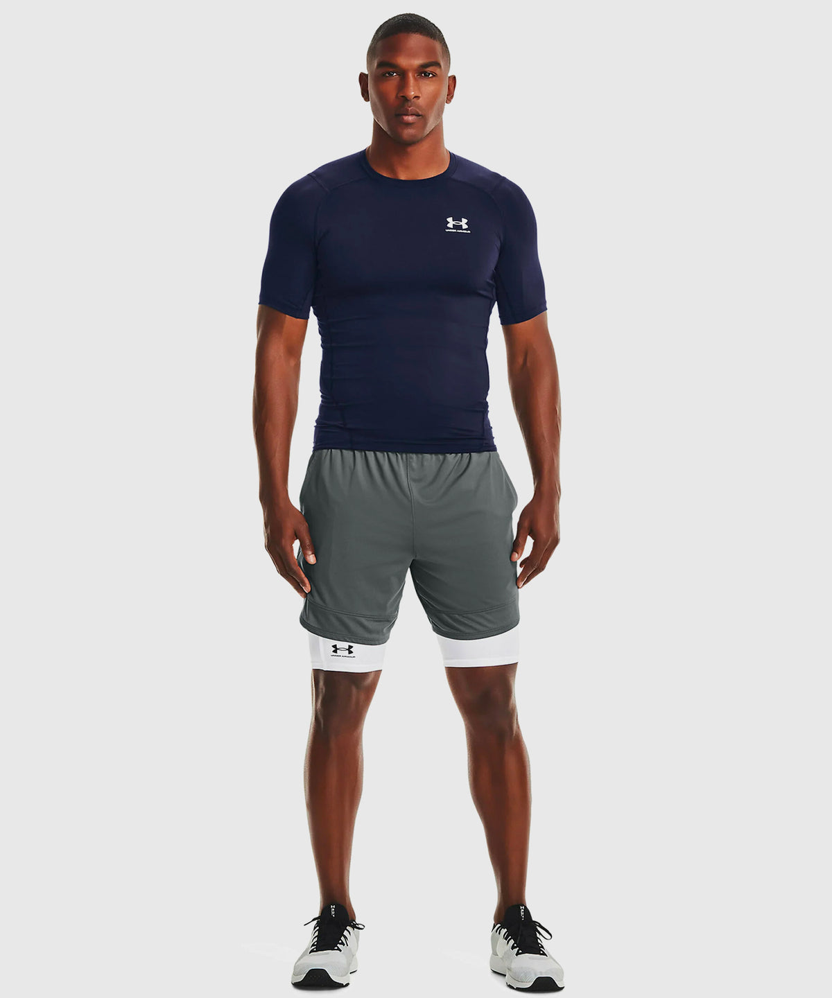 T-Shirt Under Armour Heatgear® Armour - Bleu Marine