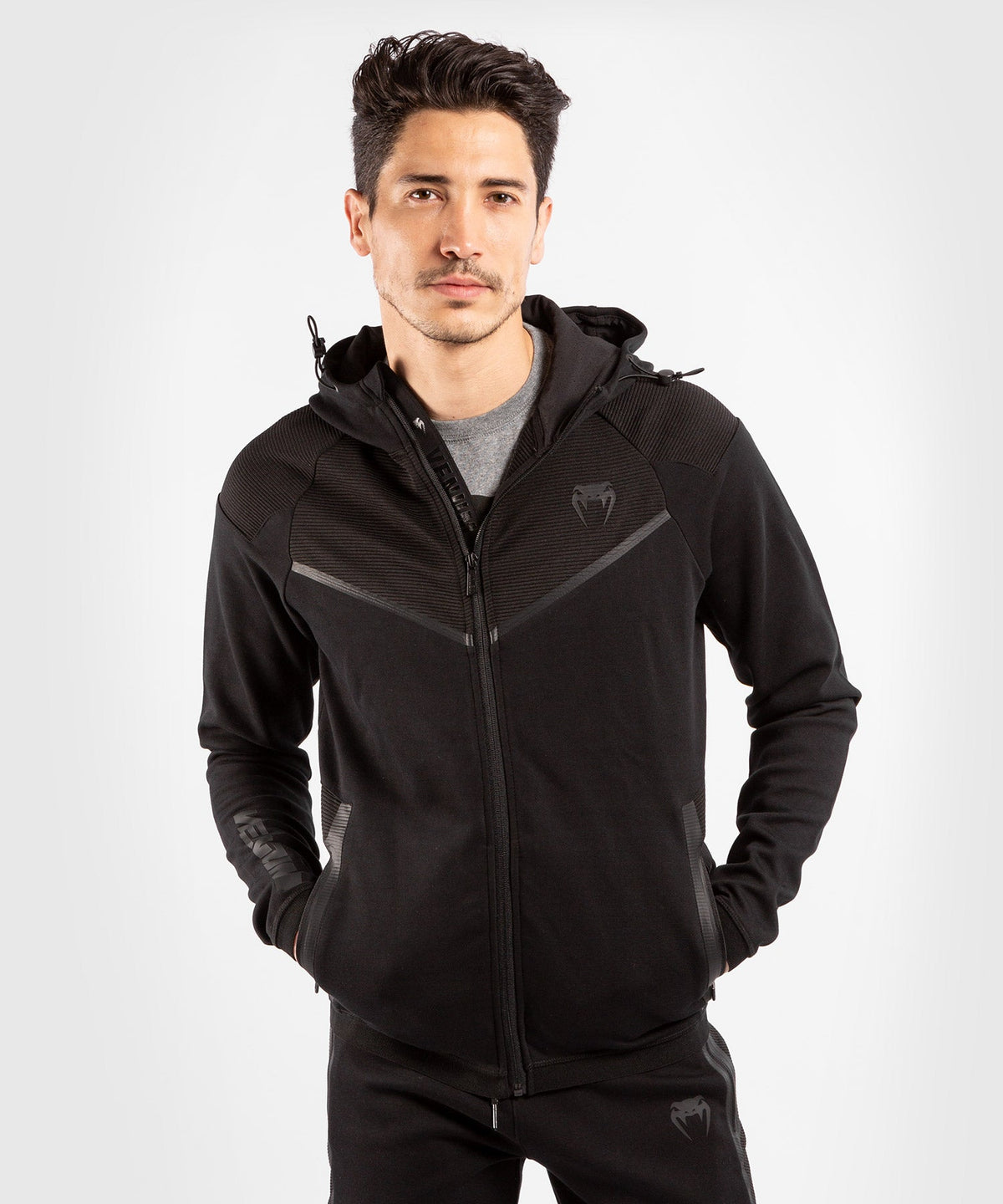 Sweatshirt à Capuche Venum Laser Evo 2.0 - Noir/Noir