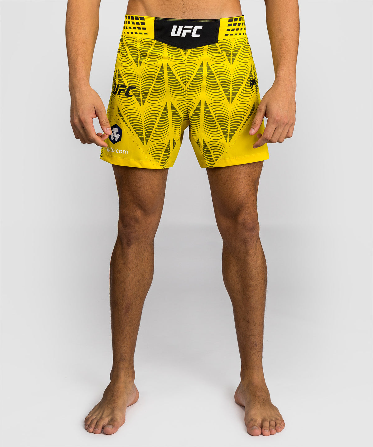 UFC Zenith by Venum Authentic Fight Night Short de pelea ajuste corto Hombre - Amarillo