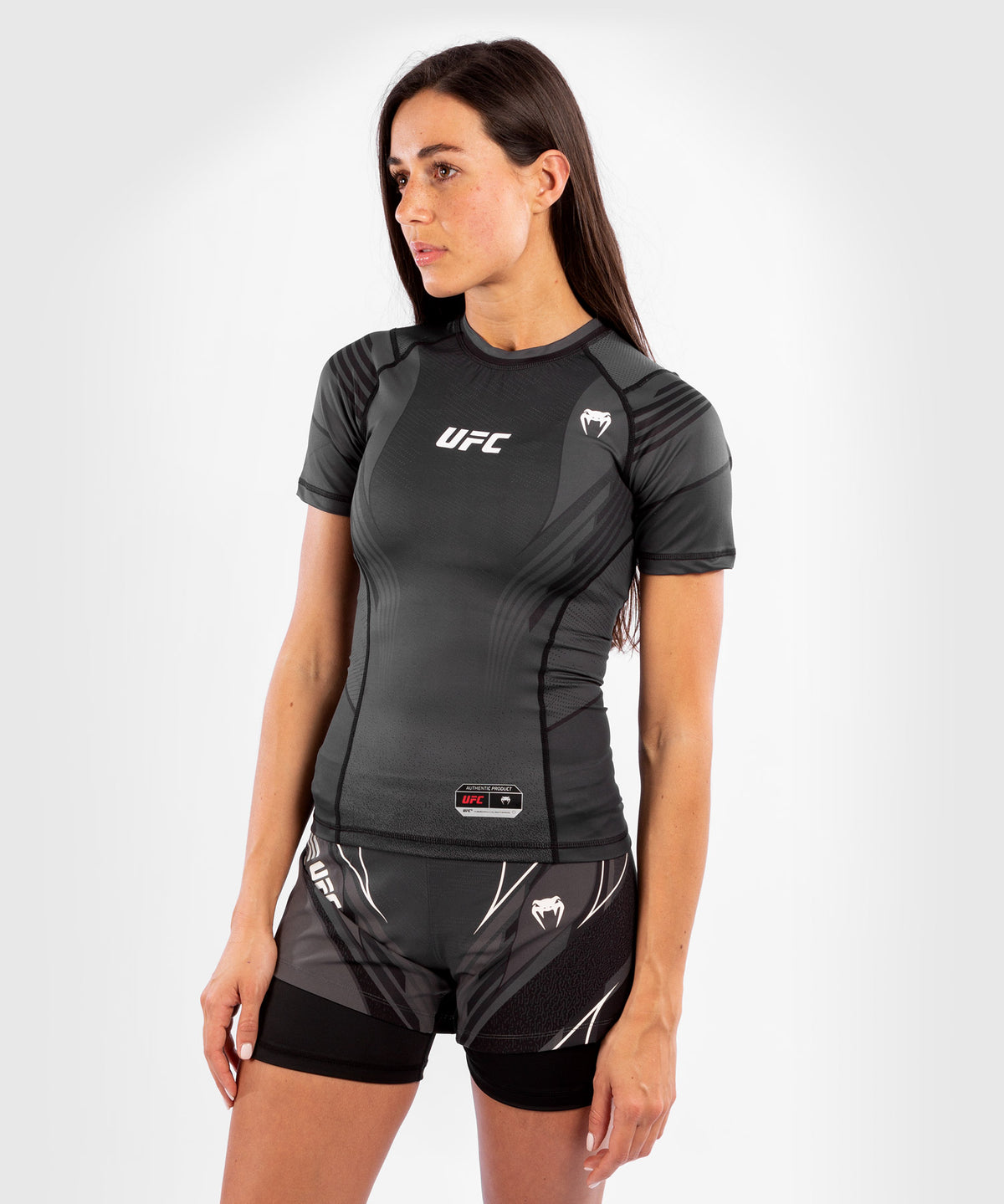 Rashguard Donna UFC Venum Authentic Fight Night - Nero