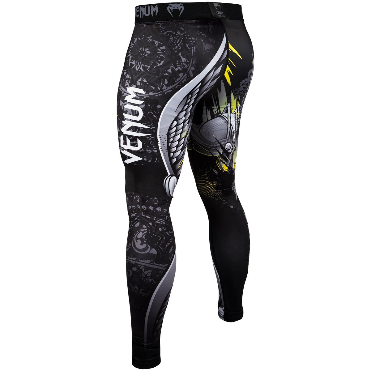 Venum Viking 2.0 Compression Pants - Black/Yellow