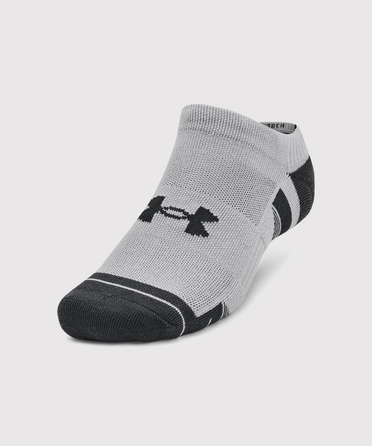 Lot De 3 Paires De Chaussettes Basses Under Armour Ua Performance Tech - Blanc/Noir/Gris