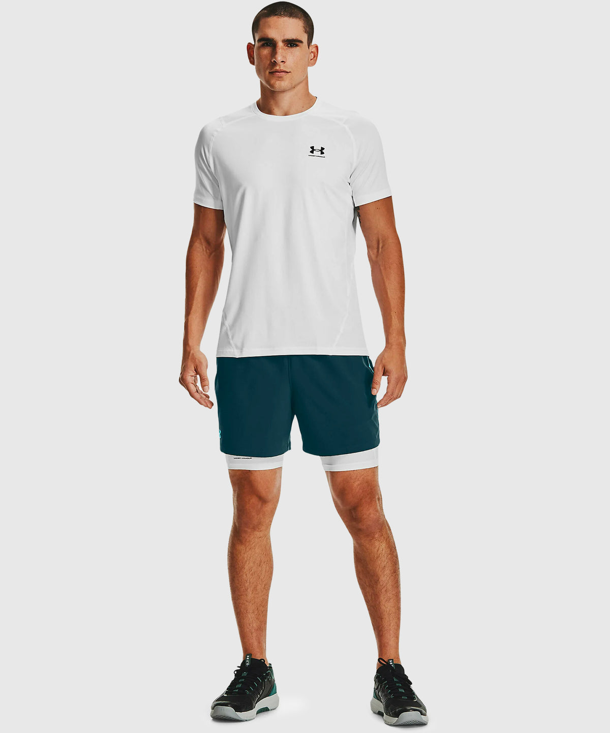 Under Armour Heatgear® Pantaloncini Compressione – Bianco