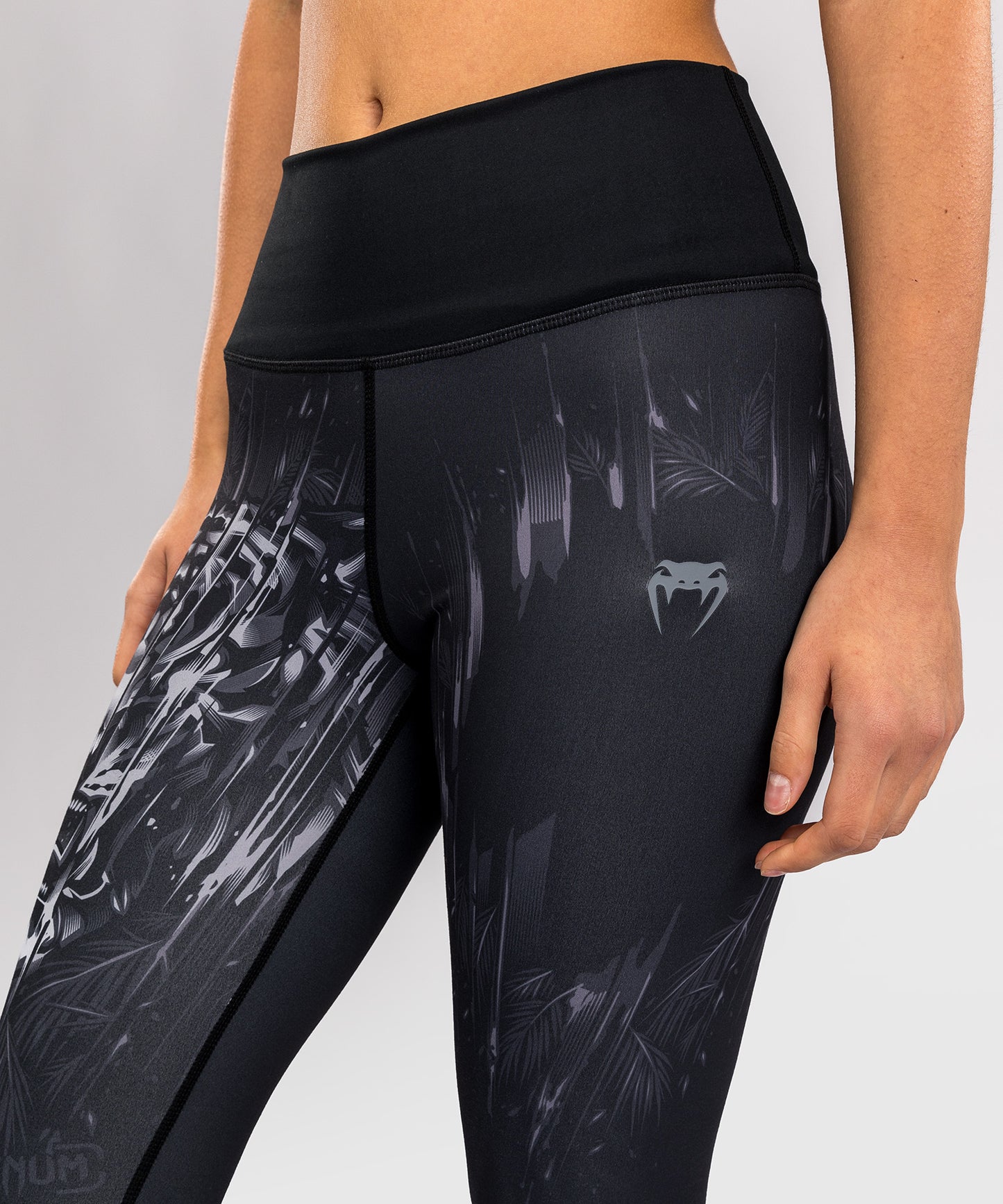 Venum Tiger Damen Leggings - Schwarz/Silber