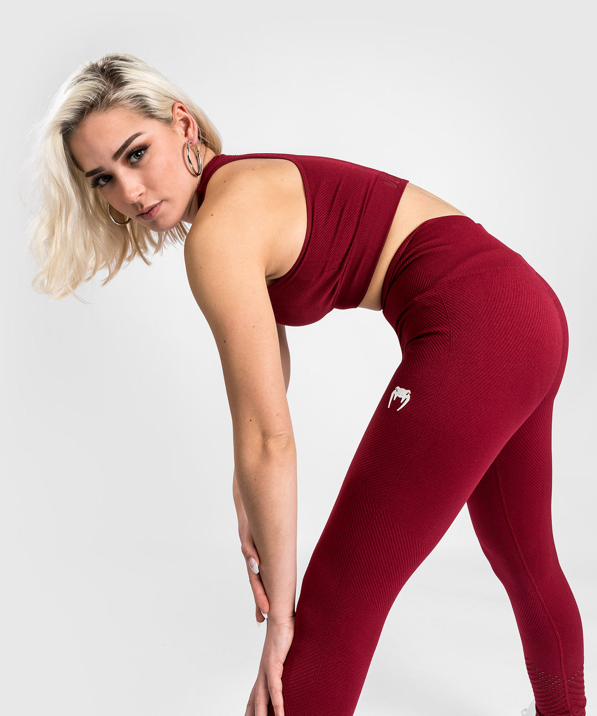 Leggings Venum Sparring  Seamless 7/8 - Bordeaux