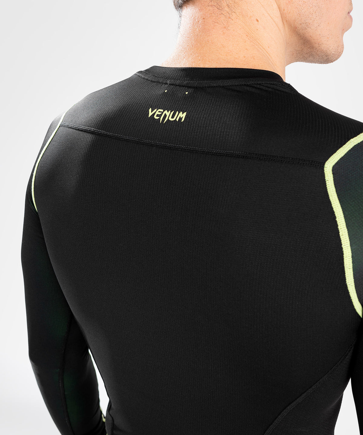 Venum Fusion 2.0 Rashguard long sleeves - Black/Yellow