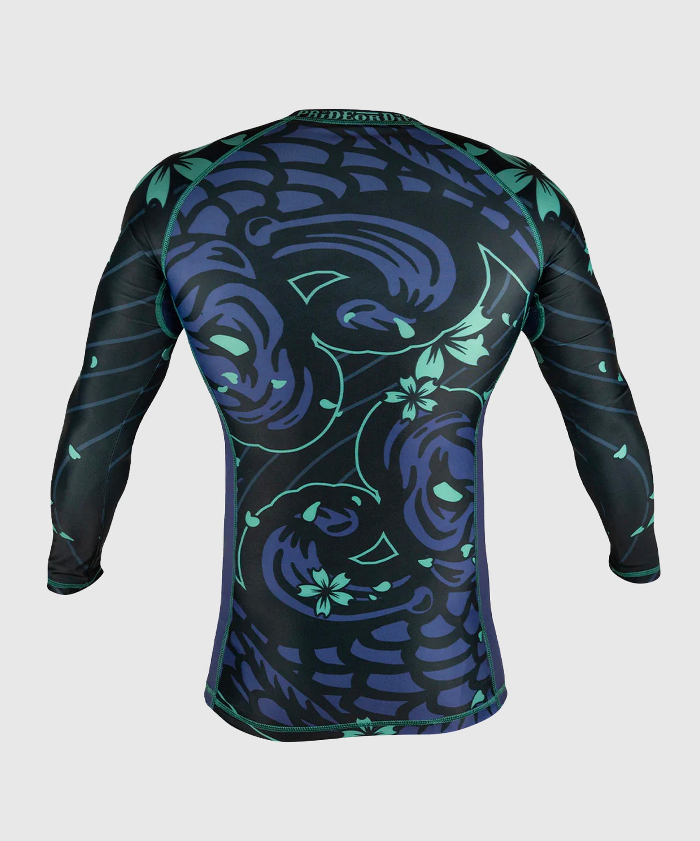 Pride Or Die Survival Of The Fittest Rashguard a Maniche Lunghe - Nero