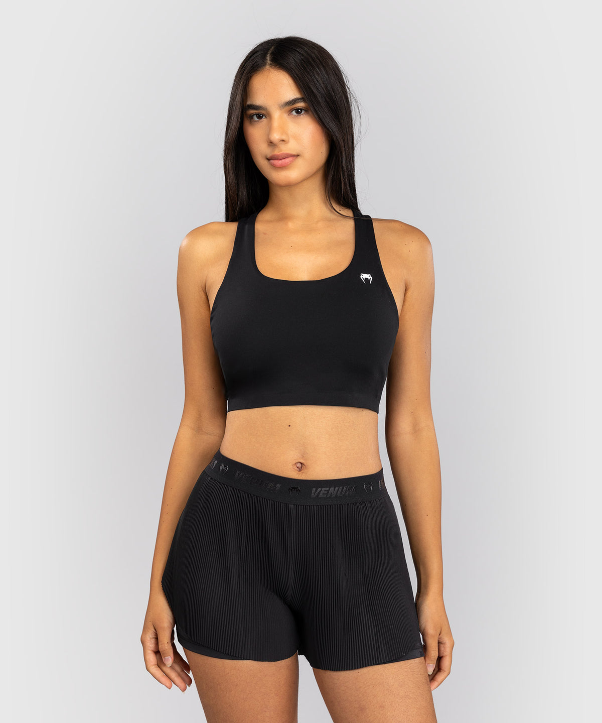Venum Essential X Women's Sport-BH – Schwarz