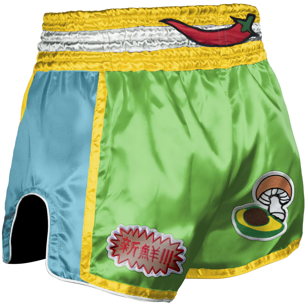 Short de Muay Thai 8 Weapons Yummy - Vert