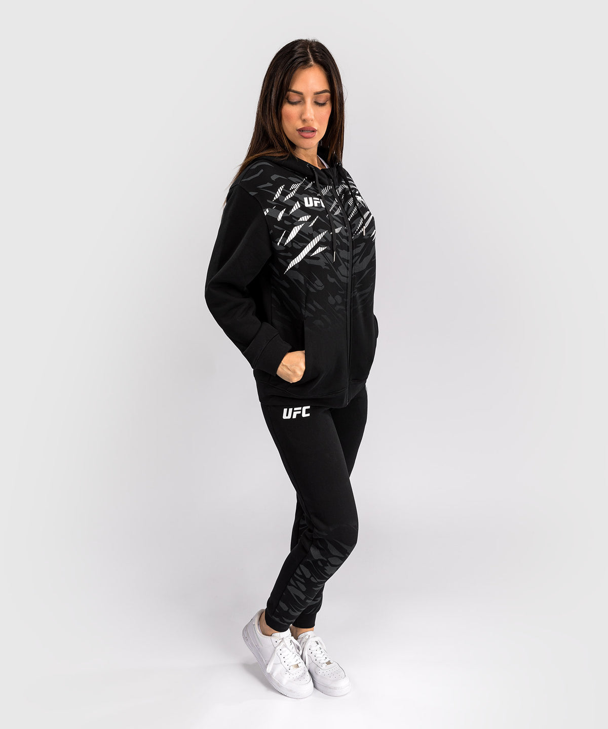 UFC Fusion by Venum Women’s Replica Zip Hoodie - Black