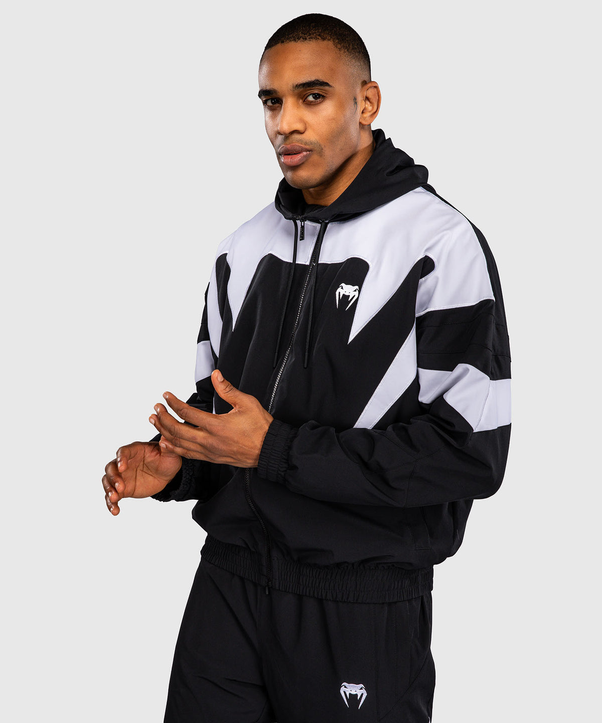 Veste de survêtement Venum Attack 90 - Blanc/Noir
