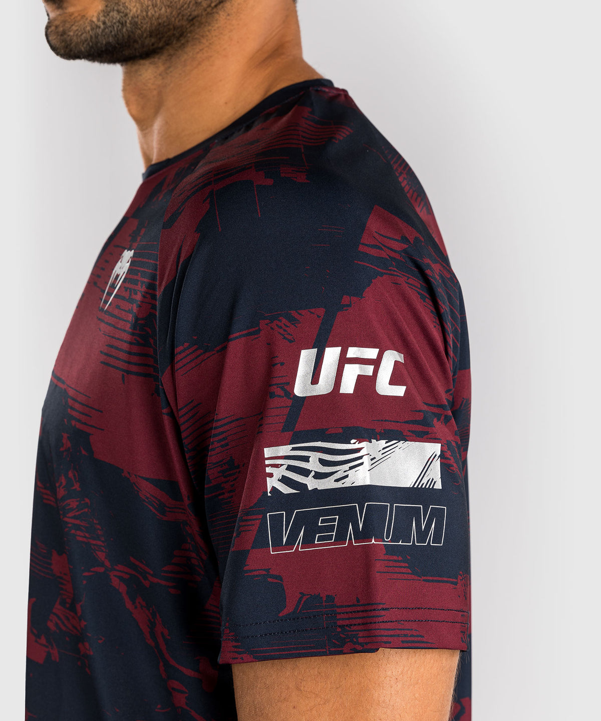 Men's UFC Zenith by Venum Burgundy Authentic Fight Week Performance Short Sleeve T-Shirt