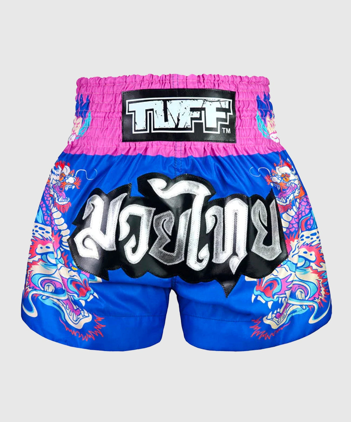 Tuff Dragonforce Pantalones de Muay Thai - Azul