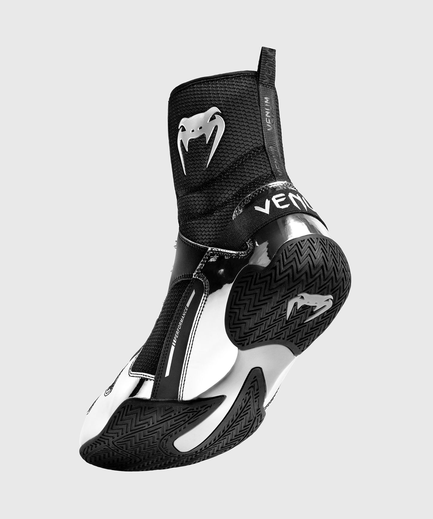 Venum Elite Boxschuhe - Schwarz/Silber
