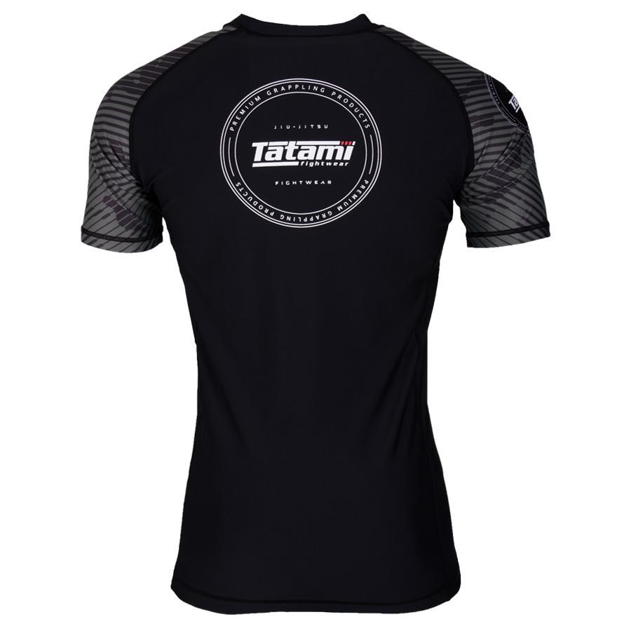 Tatami Rashguard a Maniche Corte Renegade Green Camo - Nero