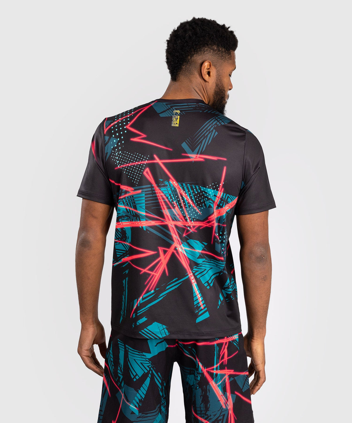 Dry-Tech UFC Fusion By Venum Miami Edition Fight Week T-Shirt - Schwarz