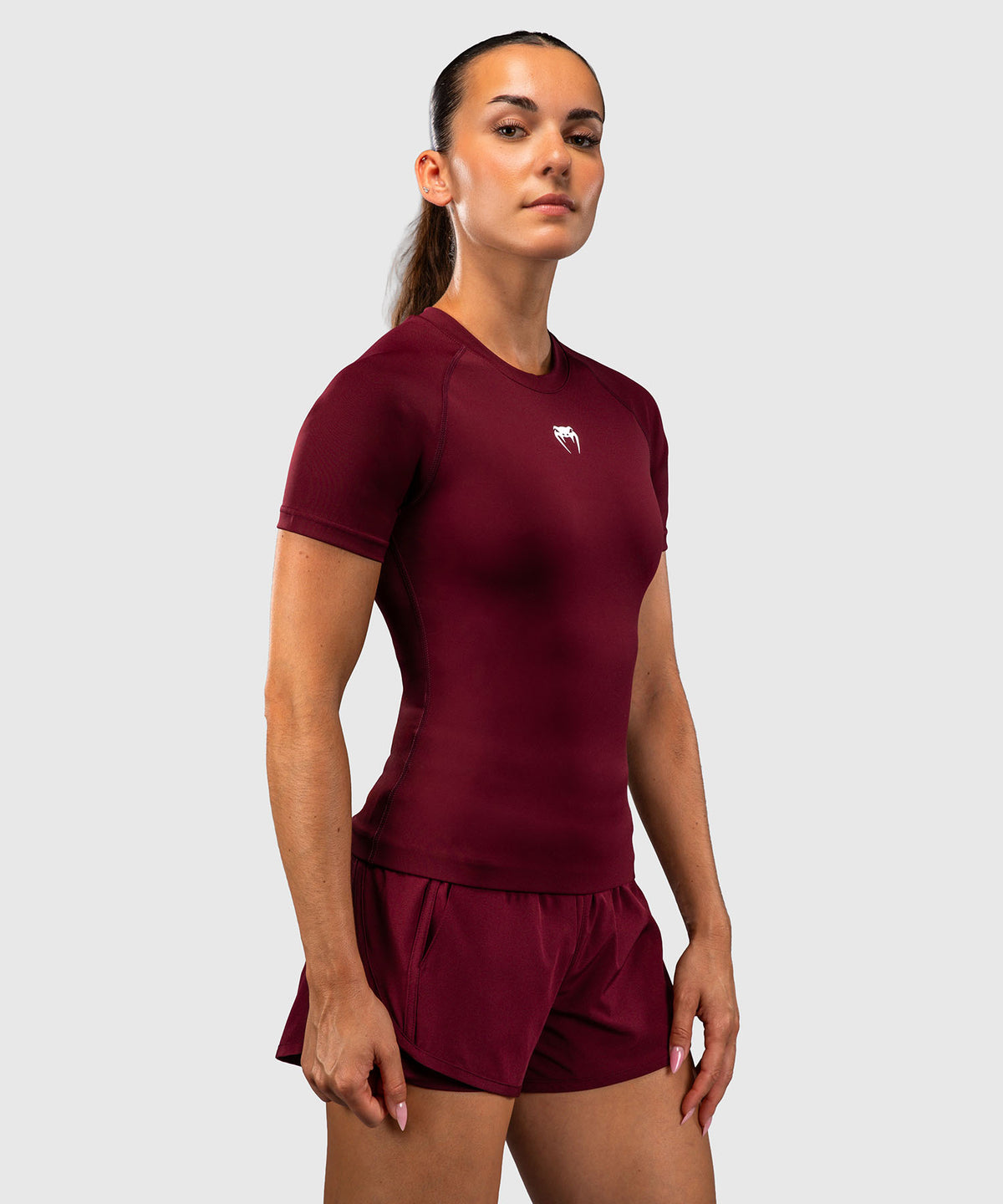 Venum Aero XT Rashguard a Maniche Corte - Prugna