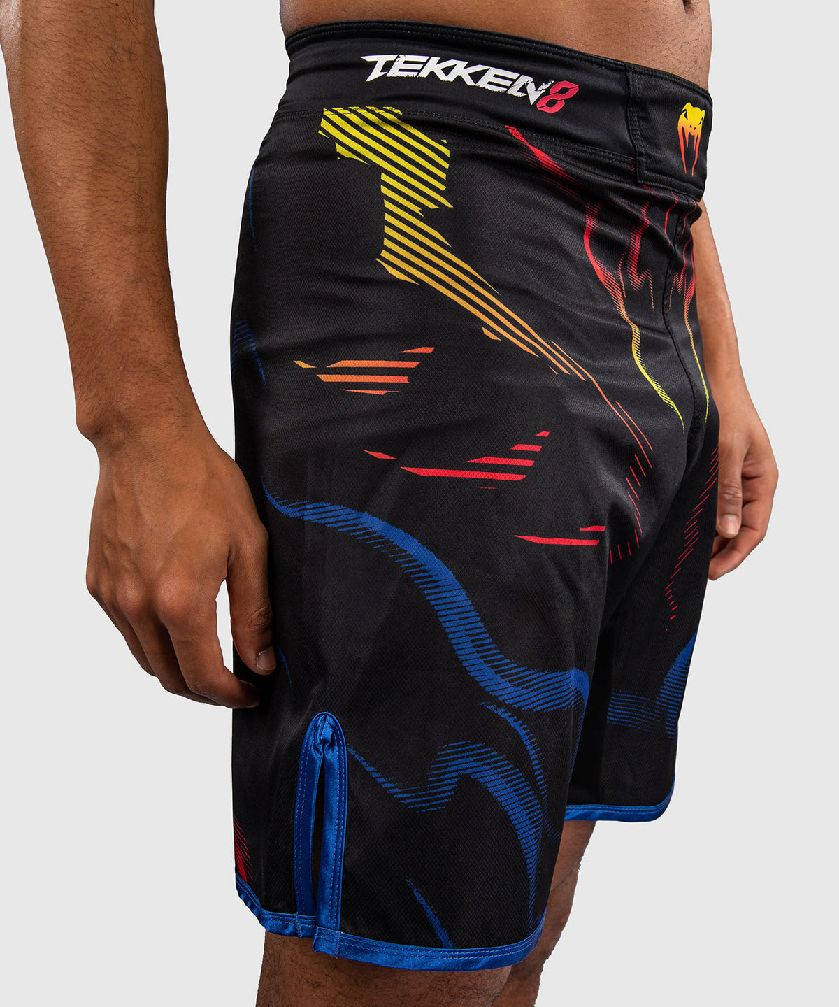 Short de Combat Yoshimitsu Venum x TEKKEN 8 - Noir/Orange