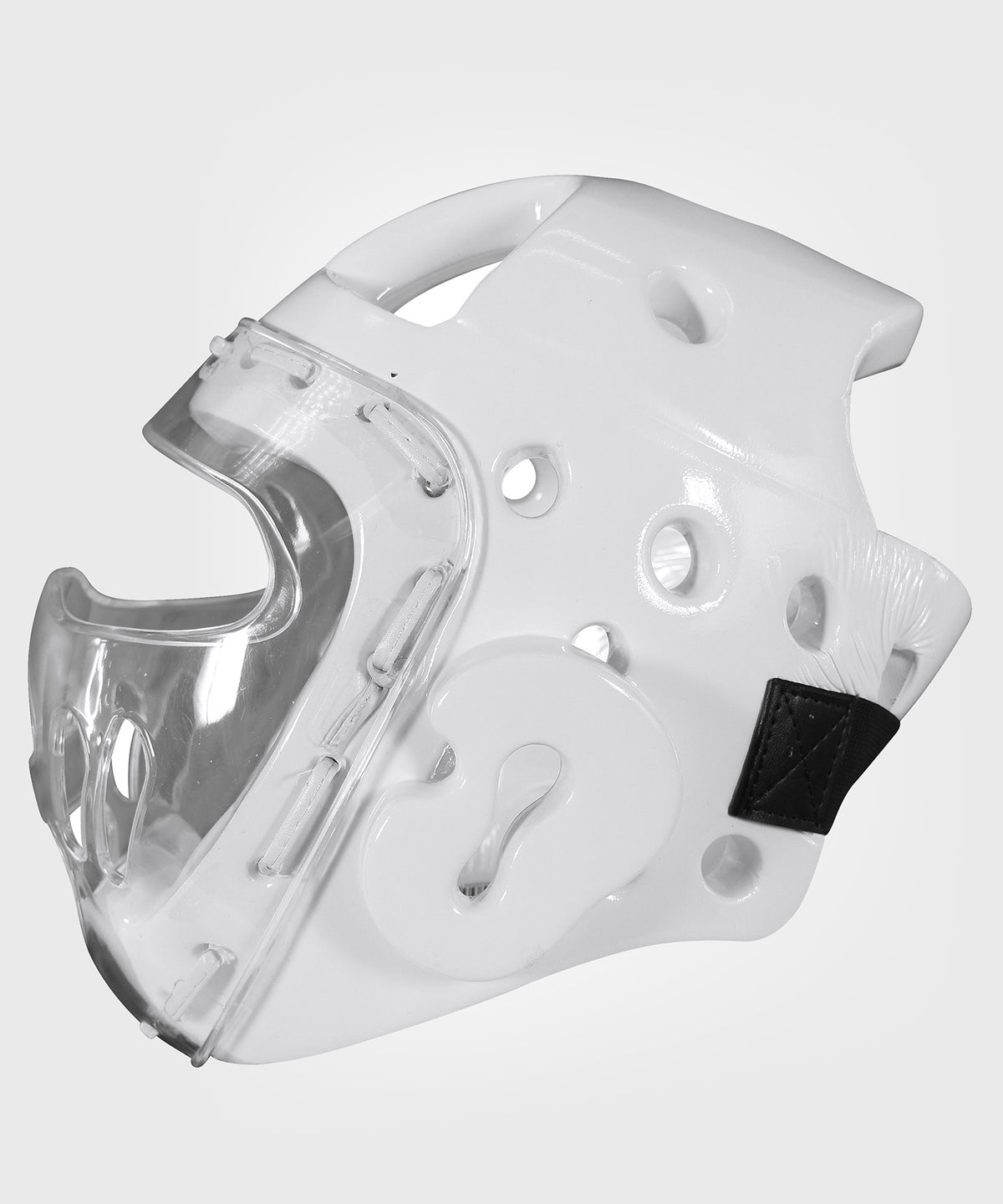 Adidas Taekwondo-Helm mit Visier - Weiß