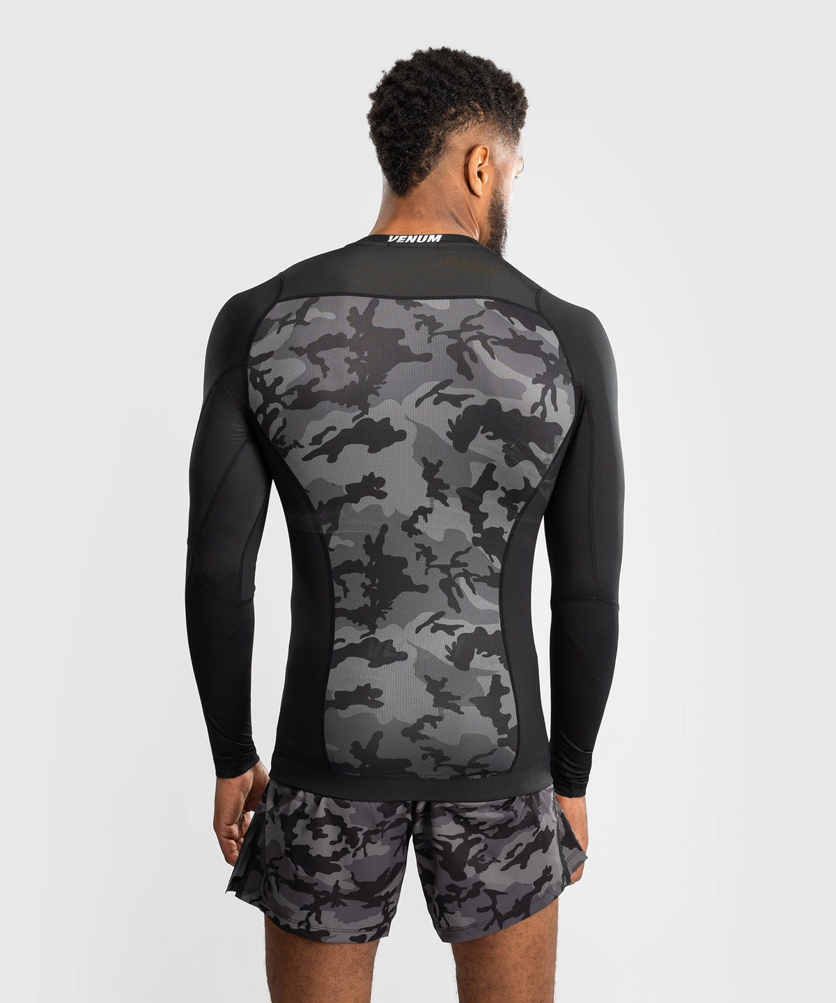 Venum x Polaris Langarm Rashguard - Schwarz/Grau