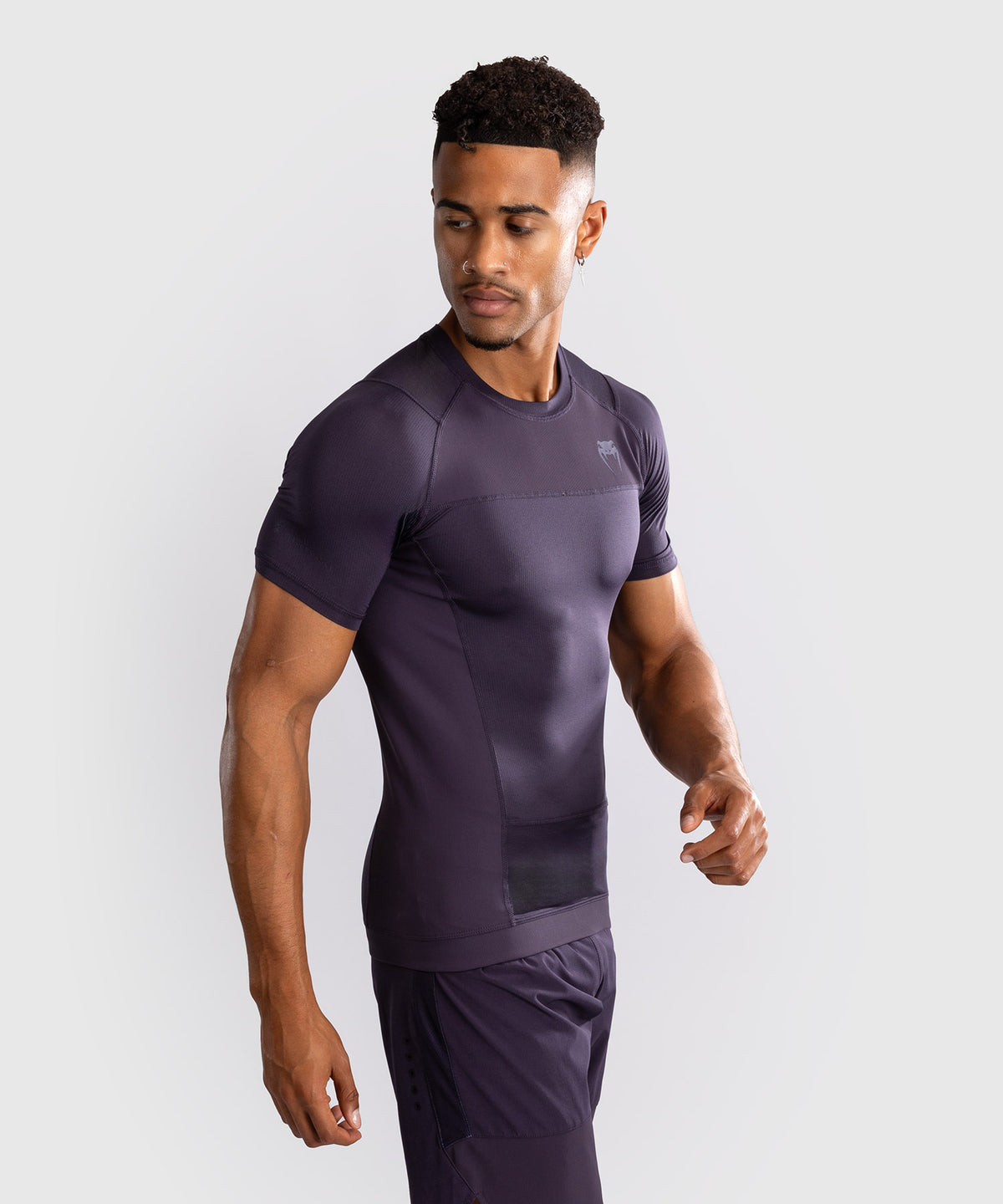 Venum G-Fit Air Rashguard a maniche Corte - Viola Scuro