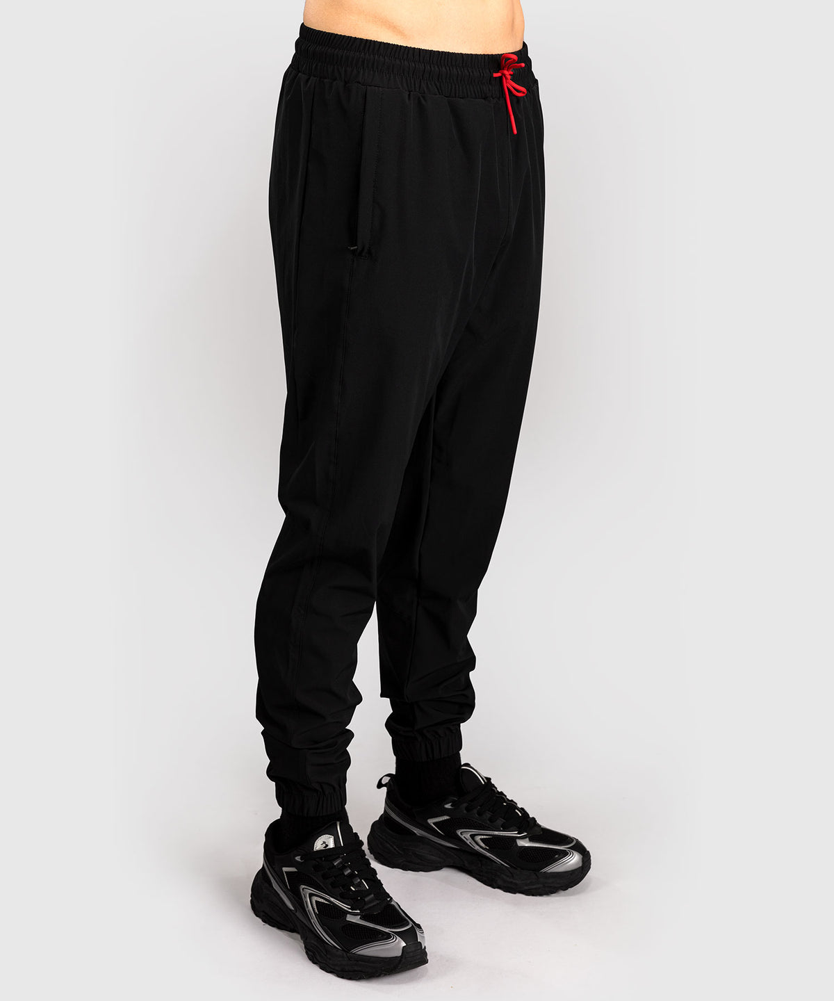 Venum x Mike Tyson Tiger Joggers - Deep Black/Intense Red