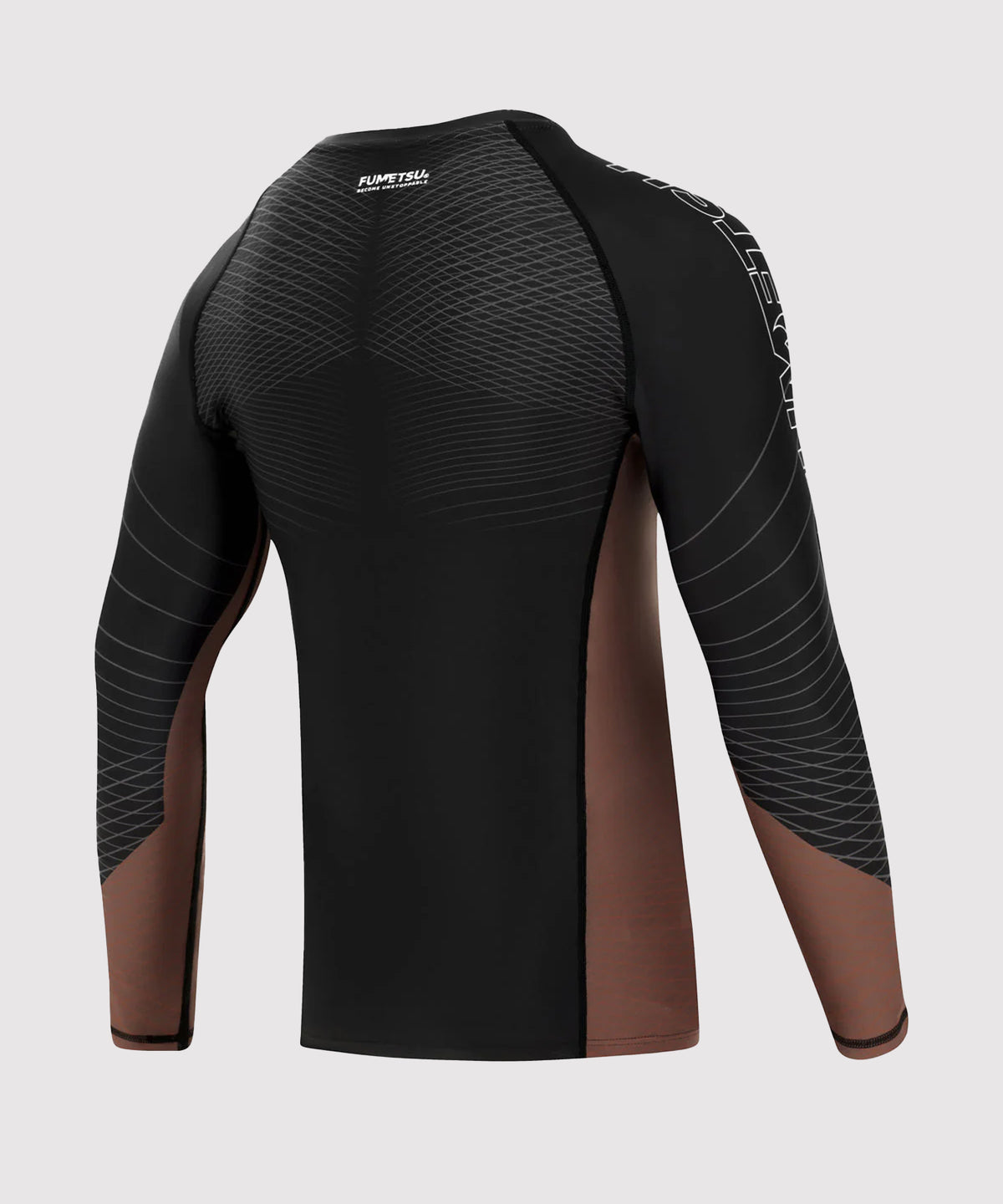 Fumetsu Competitor Mk2 Langarm-Rashguard - Schwarz/Braun