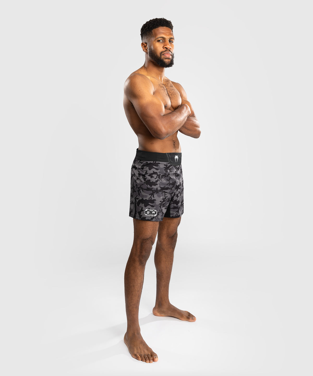 Short de Combat Venum x Polaris - Noir/Gris