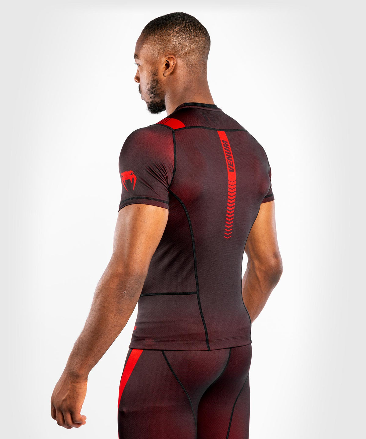 Venum NoGi 3.0 Rashguard - Short Sleeves - Black/Red