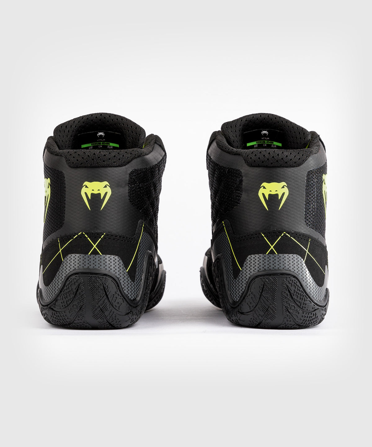 Venum Training Camp 4.0 Elite Wrestling Schuhe - Schwarz/Neon Grün