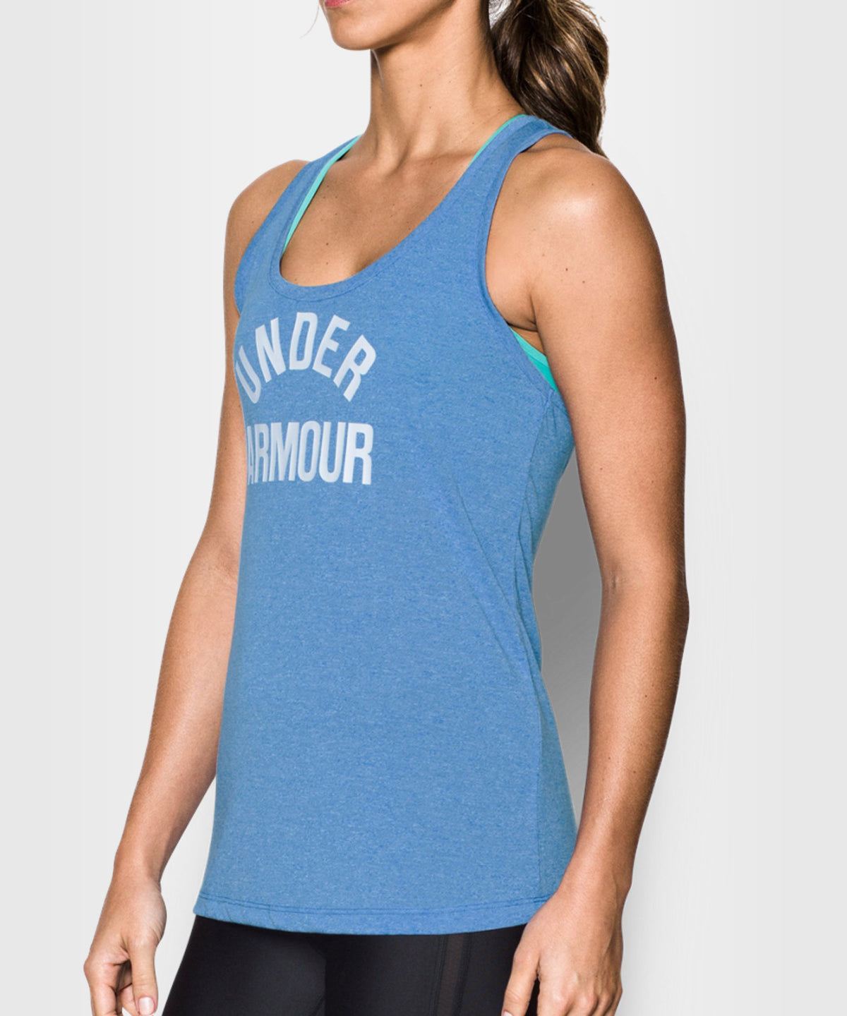 Débardeur Femme Under Armour Threadborne - Bleu Chiné